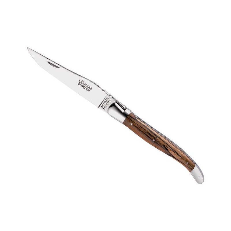 Couteau Laguiole Aveyron Hêtre D'AubracC 12cm Inox 4232 Couteaux de poche