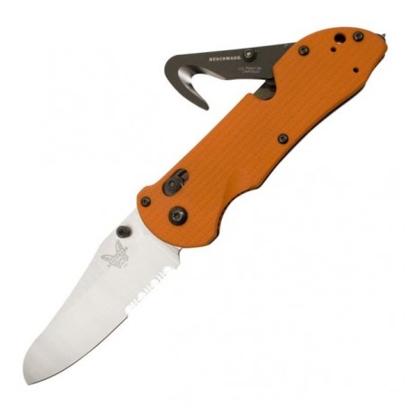 Benchmade Couteau Benchmade Triage BN915SORG - Brise vitre + coupe ceinture BN915SORG Couteau Benchmade