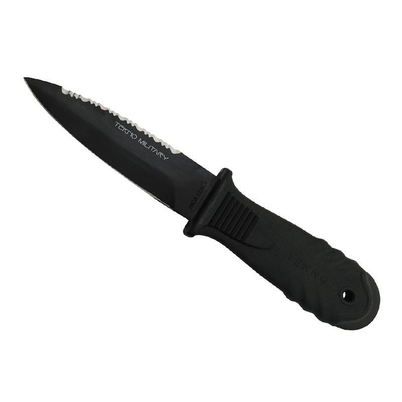 FOX Knives Couteau de Botte/Plongée Fox Tekno Military 11cm 643.11 check stock 01-22 Marins plongee peche