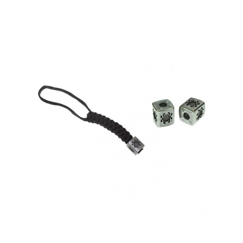 Spyderco Cordelette Noire Cube Etain - Spyderco BEAD1LY Accessoires tactiques
