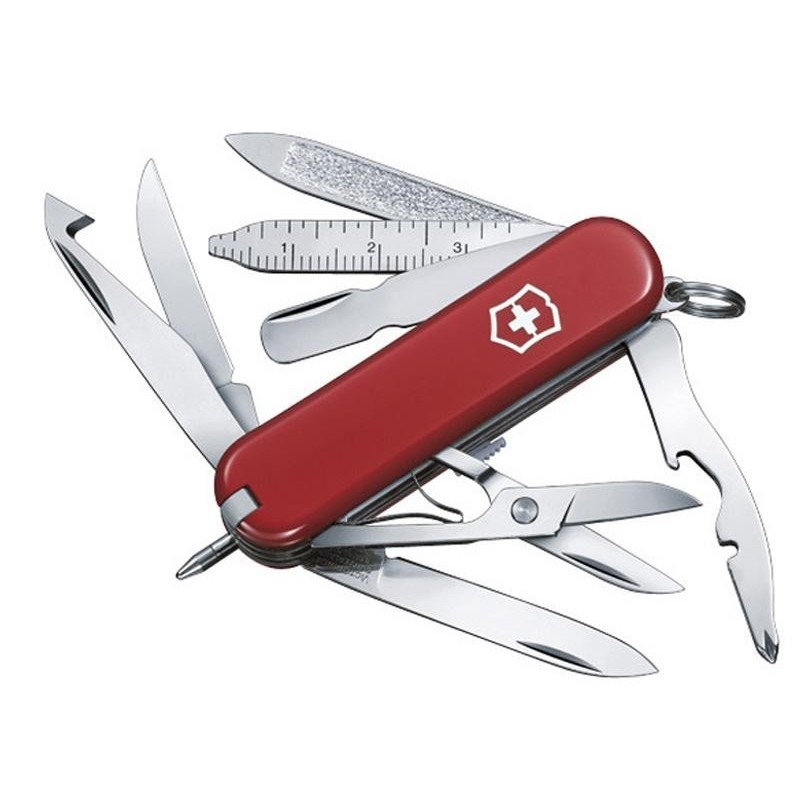 VICTORINOX Couteau suisse Victorinox Minichamp Rouge - 16 fonctions 0.6385 Couteau suisse