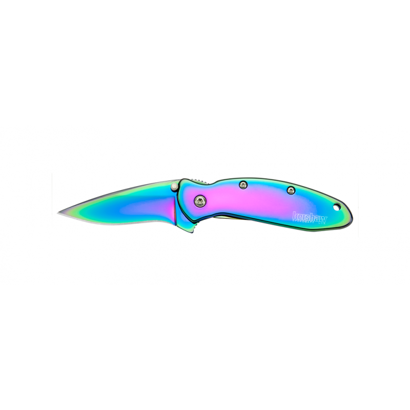 Kershaw Couteau pliant Kershaw Scallion Rainbow - Lame 6,1cm KW1620VIB Couteaux de poche