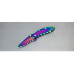 Kershaw Couteau pliant Kershaw Scallion Rainbow - Lame 6,1cm KW1620VIB Couteaux de poche