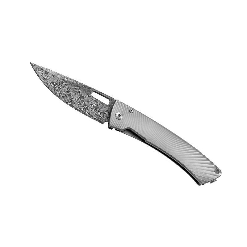 Lion Steel Couteau pliant damas LionSteel TS1 Titanium 11cm TS1DR.GM check stock 02-21 Couteaux de poche