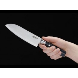Boker Cuisine Couteau Santoku Boker Solingen - Damas VG10 17.2cm 130417DAM Couteaux japonais