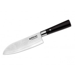 Boker Cuisine Couteau Santoku Boker Solingen - Damas VG10 17.2cm 130417DAM Couteaux japonais