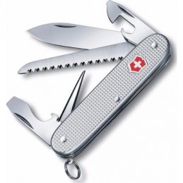 VICTORINOX Couteau suisse Victorinox Farmer Alox Gris - 9 fonctions 0.8241.26 Couteau suisse