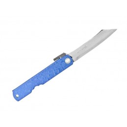 Higonokami - couteaux Japonais Couteau pliant Japonais Higonokami "Gouttes" Bleu 10cm 662 Couteaux japonais