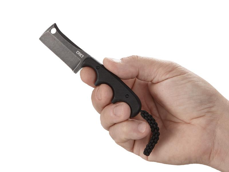 Couteau de Cou CRKT Minimalist CLEAVER BLACKOUT - 5.5cm