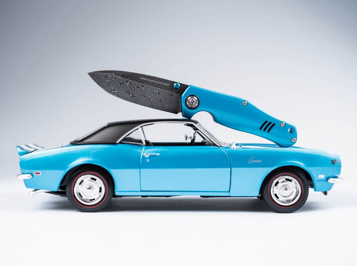 Couteau Boker Manufacktur Solingen 1969 Z28 Damast