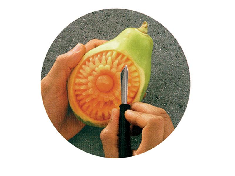 couteaux décorer fruits et légumes triangle